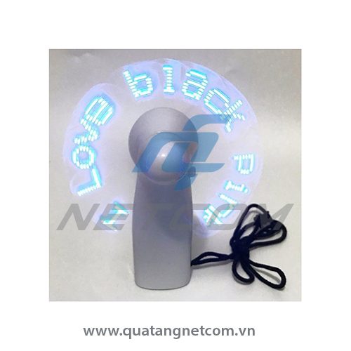 Quạt cầm tay mini đèn LED QT01
